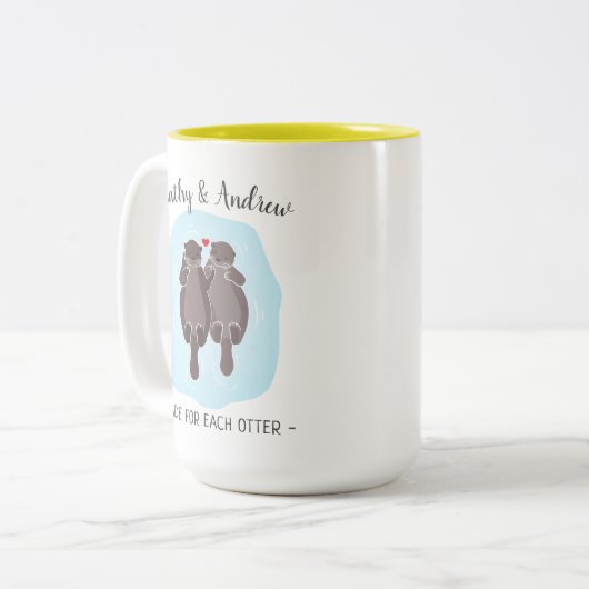 Niedlich gemacht für jedes andere Geschenk, das ih Zweifarbige Tasse (Vorderseite Links)