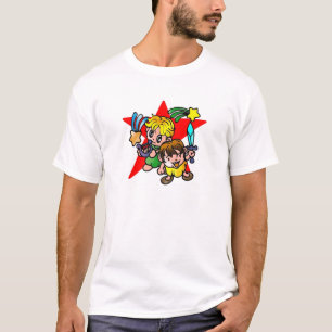 Niedlich Gemini Cartoon Twins T-Shirt