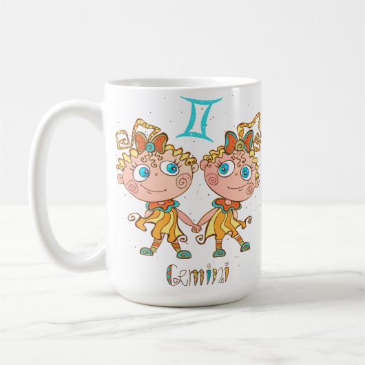 Niedlich Gemini Twins Kaffeetasse (Links)