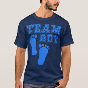 Niedlich Gender Reveal Team Boy Baby Dusche Blue P T-Shirt