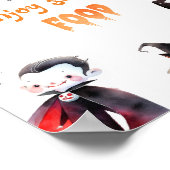 Niedlich Genießen Sie ein Halloween-Party Poster (Ecke)