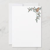 Niedlich Geometric Orange Pumpkin Happy Halloween Einladung (Rückseite)