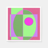 Niedlich Geometric Sherell Serviette (Vorderseite)