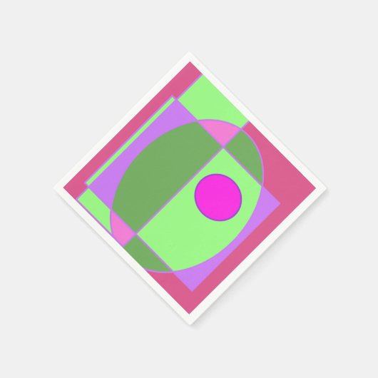 Niedlich Geometric Sherell Serviette (Ecke)