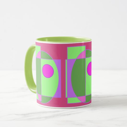 Niedlich Geometric Sherell Tasse (Vorderseite Links)