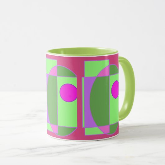 Niedlich Geometric Sherell Tasse (VorderseiteRechts)