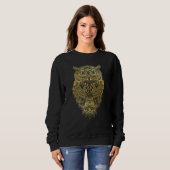 Niedlich Geometrische Schale Art Mandala Style Bir Sweatshirt (Vorne ganz)