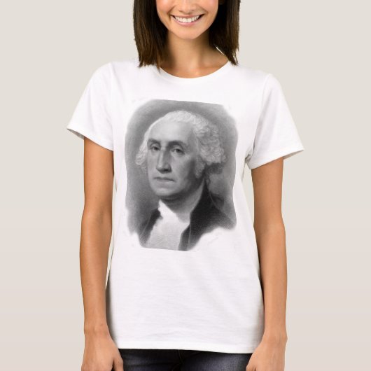 Niedlich George Washington T-Shirt (Vorderseite)