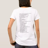 Niedlich George Washington T-Shirt (Rückseite)