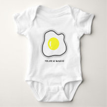 Niedlich gepochene Ei Baby Bodysuit