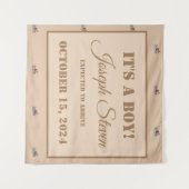 Niedlich gepolsterte Tiere Duschenspiel Wandteppich (Vorderseite (Horizontal))