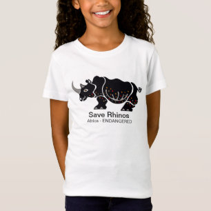 Niedlich Gerettet RHINOS - Tierfreund - Natur T-Shirt