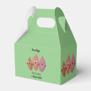 Niedlich gesang Süßkartoffeln Cartoon Gemüse Geschenkschachtel