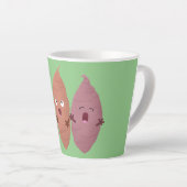 Niedlich gesang Süßkartoffeln Cartoon Gemüse Milchtasse (Rechte Ecke)
