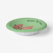 Niedlich gesang Süßkartoffeln Cartoon Gemüse Pappteller (Gewinkelt)