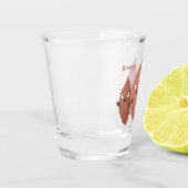 Niedlich gesang Süßkartoffeln Cartoon Gemüse Schnapsglas (Links)