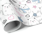 Niedlich Geschenkpapier (Rolleneckpunkt)