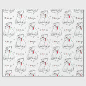 Niedlich Geschenkpapier (Flach)