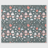 Niedlich Geschenkpapier (Flach)