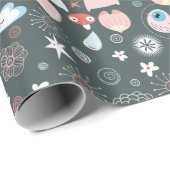 Niedlich Geschenkpapier (Rolleneckpunkt)