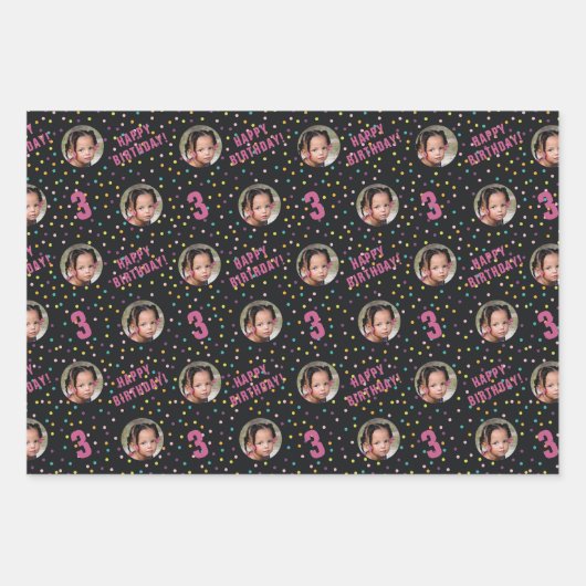 Niedlich Geschenkpapier Set (Vorderseite)