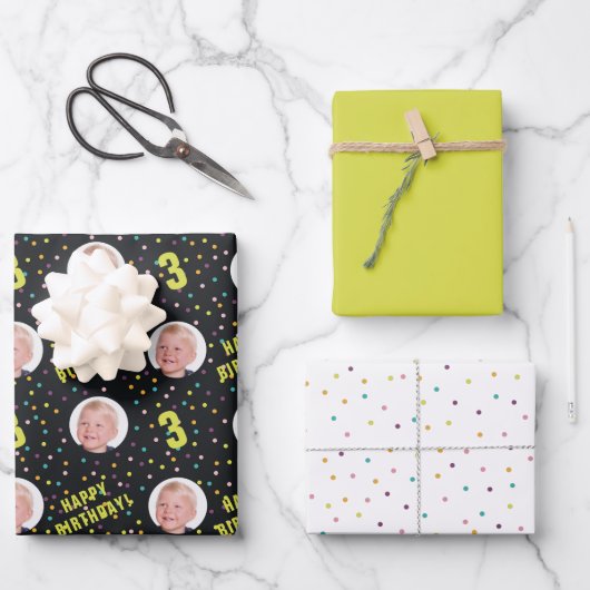 Niedlich Geschenkpapier Set (Vorderseite)