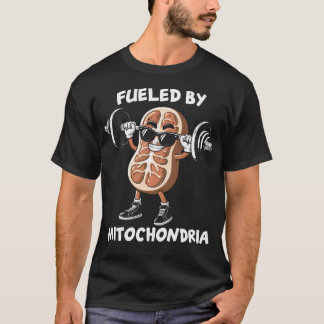 Niedlich gespeist von Mitochondria Fitness Gym Zel T-Shirt