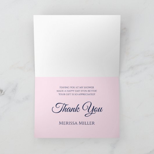 Niedlich gestopfte Spielzeuge auf einem Zug person Dankeskarte (Innenseite)