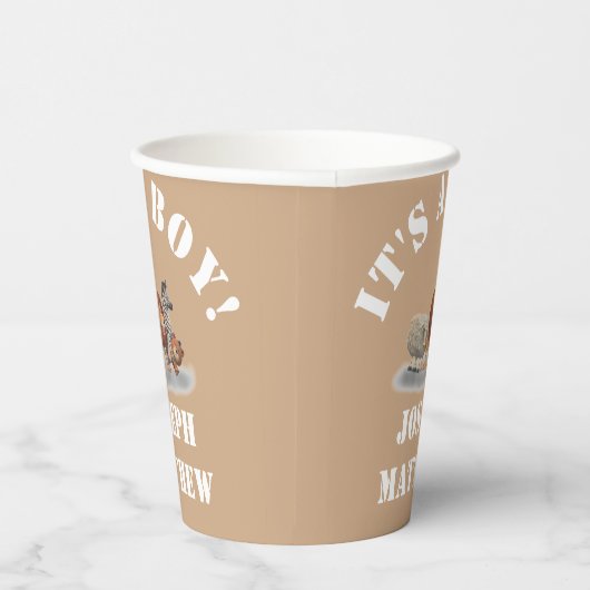 Niedlich gestopfte Tiere Pappbecher (Rechts)