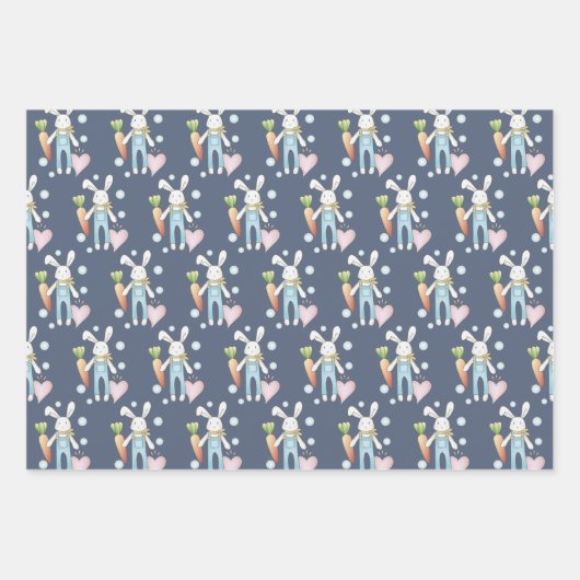 Niedlich gestopfte Tiersonne Geschenkpapier Set (Vorderseite 2)