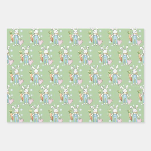 Niedlich gestopfte Tiersonne Geschenkpapier Set (Vorderseite)