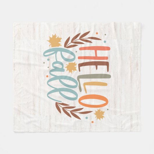 Niedlich gestrichen Fall Fleecedecke (Vorderseite (Horizontal))