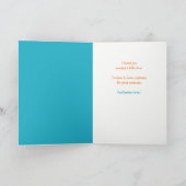 Niedlich Get Well Card - Orange Karte (Innenseite)