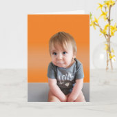 Niedlich Get Well Card - Orange Karte (Gelbe Blume)
