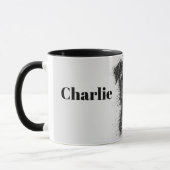 Niedlich gezeichnete Terrier. I Liebe Terriers Per Tasse (Links)