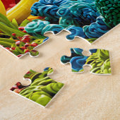 Niedlich gezinkter Fantasy Whimsical Surreal Teapo Puzzle (Seite)