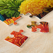 Niedlich gezinkter Fantasy Whimsical Surreal Teapo Puzzle (Seite)