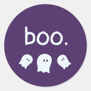 Niedlich Ghoful Halloween Runder Aufkleber