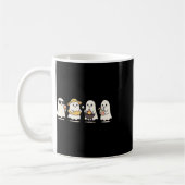 Niedlich Ghost Beach Urlaub SommerHalloween Grille Kaffeetasse (Links)