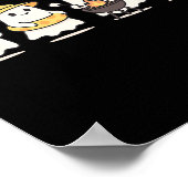 Niedlich Ghost Beach Urlaub SommerHalloween Grille Poster (Ecke)