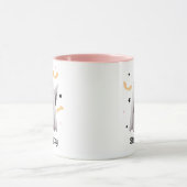 Niedlich Ghost Bleibe Spooky Halloween Tasse (Zentrum)