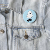 Niedlich Ghost Blue Halloween Spooky One Button (Beispiel)