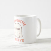 Niedlich Ghost BooBastic Side Eye Funny Kaffeetasse (VorderseiteRechts)