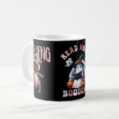 Niedlich Ghost Book Read more Bücher Funny Teacher Kaffeetasse (Vorderseite Links)