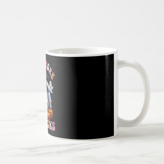 Niedlich Ghost Book Read more Bücher Funny Teacher Kaffeetasse (Rechts)