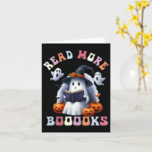 Niedlich Ghost Book Read more Bücher Funny Teacher Karte (Gelbe Blume)