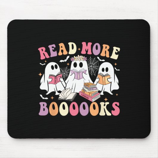Niedlich Ghost Book Read more Bücher Funny Teacher Mousepad (Vorne)