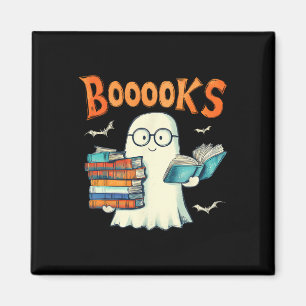 Niedlich Ghost Book Reading Booooks Halloween Lehr Magnet