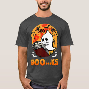 Niedlich Ghost Book Reading Halloween Teacher Top