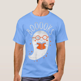 Niedlich Ghost Book Reading Teacher School Funny H T-Shirt